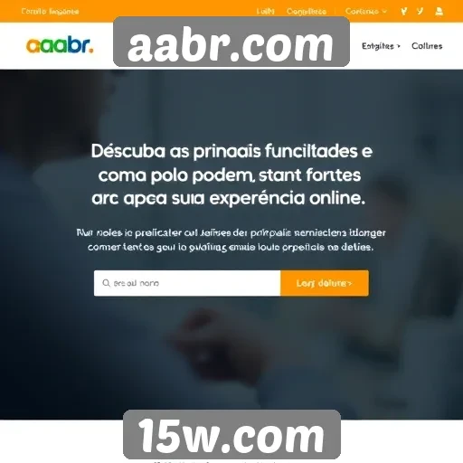 A análise das principais funcionalidades do aabr.com